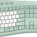 Wireless Keyboard and Mouse Combo, 2.4G Full Size Quiet Ergonomic Curved Keyboard for Natural Typing, 3-Level DPI Adjustable Silent Mouse for Windows, Mac OS, Desktop/Office and Home (Avocado Green-B)