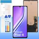 Screen Replacement for Google Pixel 6 GB7N6 G9S9B16 6.4 LCD Display Touch Digitizer Glass Assembly - Black with Frame - Tools(Not for Pixel 6A/6 Pro)