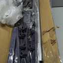 Bigzzia Clothes Drying Rack Folding Drying Rack Clothing 4 Tier Clothes Horses Rack Stainless Steel Laundry Drying Rack with Two Side Wings Grey