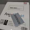 Angel Shield Wood Veneer Natural Toilet Seat with Quiet Close,Easy Clean,Quick-Release Hinges(Round,Oak) (Round-16.5")