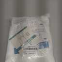 H.VERSAILTEX White Blackout Tie Up Curtains Thermal Insulated Balloon Roman Shade Bathroom Window Adjustable Rod Pocket for Small Window 46 Inch by 63 Inch,Pure White