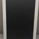 Loddie Doddie Large Black Magnetic Chalkboard for Wall - 20" x 30" Rustic White Wood Frame - Erasable Hanging Board for Kitchen Decor & Office