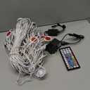 RGB Permanent Outdoor Lights, 200FT Smart LED Eaves Lights with APP & Remote Control, IP67 Waterproof Outdoor String Lights for Christmas, Halloween, Party, Garden, Patio, House Decor