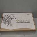 VALUXE Duvet Cover Set Twin Size 100% Cotton,White Waffle Weave Soft and Breathable 2 PCs Bedding Set (1 Duvet Cover and 1 Pillow Sham)