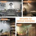 10" Kitchen Exhaust Fan with Variable Speed Controller, 1038CFM Wall Mount Ventilation Fans, Metal Attic Exhaust Fan, Small Fume Extractor Ventilation Fan for Kitchen Bathroom Shop Smoking Room Garage
