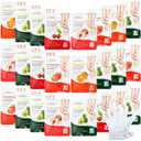 24 Pcs Fruits Beauty Hand Mask Bulk Hydrating Hand Moisturizing Gloves Treatment Mask for Spa Kit Sleeping Skincare Gift Beauty Kits for Women