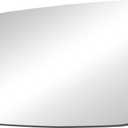 BOOLEE Mirror Glass Replacement fit for Volkswagen VW|1999-2002 Cabrio 1999-2006 Golf 1999-2005 Jetta 1998-2004 Passat Driver Left Side LH With Adhesives