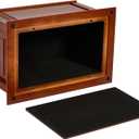 Handcrafted Extra Large Wooden Funeral Cremation Urn Box for Adult Human Ashes up to 320lbs