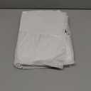 Royale Linen 400 Thread Count 100% American Grown Cotton Fitted Sheet Twin Size - All Around Elastic Fitted Sheet - Luxury Sateen Weave - Snug Fit Bottom Sheet Fit Up to 16" (Twin, Signature White)