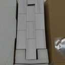 Peel and Stick Backsplash, 20-Sheet Peel and Stick Wall Tiles 13.5" x 5.8" PVC Subway Tile Stick on Backsplash for Kitchen Fireplace (Italian White Marble)