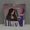 Fast Heating Electric Hair Iron for Hair Styling, Auto-Off Function, with 3 Adjustable Levels, Rotating Roller Curling Wand