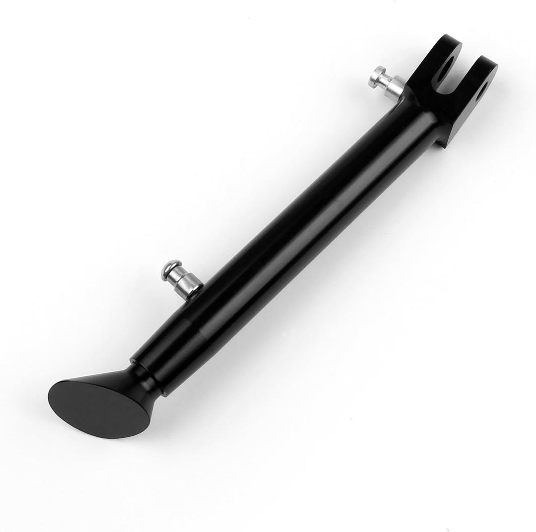 Areyourshop Adjustable CNC Aluminum Kickstand for Kawasaki ZX-6 ZX6R ZZR600 ZX-9R ZX-10R Black