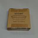 VENTION Small Shallow Cat Food Bowls, Outer Dia. 5 in Whisker Fatigue Cat Bowl, Stainless Steel Cat Food Dish for Indoor Cats, Set of 6 Replacement Cat Bowls for Raised Station(7.4 Fl.oz), 6 Pieces