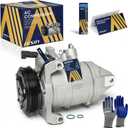 AISIN AFTERMARKET ACCFD-00060 Air Conditioner AC Compressor - Compatible with Ford F-150 2011-2014, Transit-150 250 350 HD 2015-2019, Expedition Lincoln Navigator 2015-2017 - 3.5L 3.7L