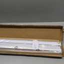 No Drill Cordless Vinyl Mini Blinds,White,24.5" W x 48" H