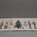 Merry Christmas Throw Pillow Cover 14x36 Inch Nutcracker Christmas Decor Winter Holiday Party Cushion Case Decoration for Sofa Couch YK-141B14