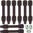 Child Safety Cabinet Locks for Baby Proof, Child Proof Safety Locks for Cabinets, Drawers, Cupboard, Oven, Fridge, 8Packs Brown Locks, BAOWEIJD