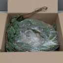 ZIJIN 9ft Real Touch Norfolk Pine Garland Realistic Christmas Greenery Garland for Table Mantle Fireplace Indoor Outdoor Xmas Decor