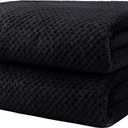 HOMEXCEL Bath Towels Pack of 2, (27 x 54 Inches) Microfiber Ultra Soft Highly Absorbent Bath Towel Set, Lightweight and Quick Drying Towels for Body, Sport, Yoga, SPA, Fitness, Black