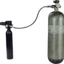 6.8L/416 Cu.in DOT Carbon Fiber Cylinder 74 Cu Ft 4500 PSI Tank Air Filling Station&Charging System for PCP Paintball HPA Air Guns
