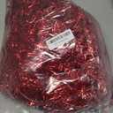 Shappy 90 Ft 6 Rolls Wedding Tinsel Garland Decor Glitter Metallic Twist Garland Wedding Summer Luau Birthday Party Indoor Outdoor Hanging Home Decor(Red)