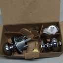 SCHLAGE F51A PLY 625 Plymouth Knob Keyed Entry Lock, Bright Chrome