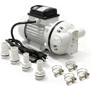 AC 110V-120V Diesel Exhaust Fluid Transfer Pump Self-Priming Electric Diaphragm DEF Pump for Urea, Oil, Water & Irrigation.Diaphragm Pumps with 400W, 10.6 GPM, 36ft LiftWhite