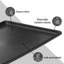 MidWest Homes for Pets 24-Inch Replacement Pan, Measures 22.84 x 16.67 x 1 Inches, Universal Leak-Proof Tray for Dog Crates & Multi-Purpose Use, Fits Most Standard 24" Wire Crates