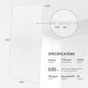 Olanglab Acoustic Wall Panels 10 Pack, 48 x 24 per Acoustic Panels Sound Absorbing, Decorative Sound Panels for Home Studio and Office, White