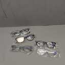 BLS BLUES 5 Packs Reading Glasses for Women Blue Light Blocking, Vintage Computer Eyewear