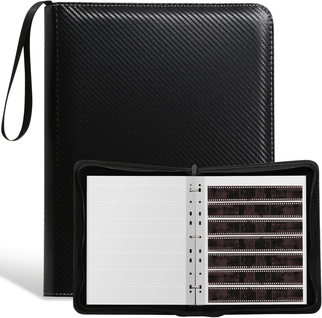 35mm Film Negative Storage Kit - 50 Pcs Sleeves, 135 Film Binder Box, Acid-Free Protector