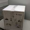 biOrb Halo 30 Acrylic 8-Gallon Aquarium with Multi-Color Remote-Controlled LED Lights Modern Tank for Tabletop Display, White