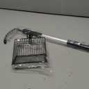 Cat Litter Scoop with Extendable Long Handle, 22.2"-42.5" No Bending Back Metal Kitty Litter Scoop, Large Non-Stick Wide Flat Head Heavy Duty Cat Pooper Scooper