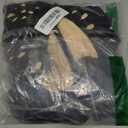 FLAXMAKER Women's One Piece Bathing Suit Petal Hollow V Neck Swimsuit and Skirt (Large)