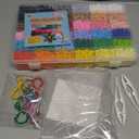 Meland Fuse Beads Kit - 11,000 pcs 36 Color Beads for Craft for Girls Age 5-12 Year Old,5MM Melty Beads Set Including 5 Pegboards, Ironing Paper & Chain Accessories Iron Beads Christmas Birthday Gift