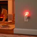 Meonum 2 Pack Christmas Night Light, 6 Color LED Vintage Christmas Night Light Dusk to Dawn, Nightlights Plug Into Wall for Bedroom Bathroom Living Room Porch Holiday Decor (Spooky B)