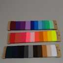 Bessrung 100PCS Elastic Hair Ties, Seamless Hair Band, Ponytail Holder No Crease Damage, Cotton Bands, Hair Scrunchies for Thick Thin Hair, Hair Accessories for Women (Multicolor)