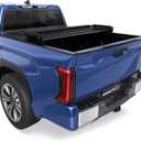Soft Tri Tonneau Cover Compatible for 2016-2023 Toyota Tacoma 6ft Truck Bed Cover(incl Utility Track System)