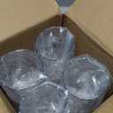 US Acrylic Classic Clear Plastic Reusable Drinking Glasses (Set of 8) 12oz Rocks & 16oz Water Cups | BPA-Free Tumblers, Made in USA | Top-Rack Dishwasher Safe