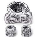 Hanaive Headbands for Women for Washing Face Spa Headband and Wristbands, Makeup Headband for Washing Face, Soft Facial Makeup Head Band, Shower Skin Care Hair Supplies