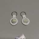 2 Pack Tracker Tags [Apple MFi Certified] Pair with Apple Find My (iOS Only) Bluetooth Air Smart Tags Key Finder Item Locator Waterproof Finder Worldwide Tracking for Pets Wallet Backpack Dogs Luggage (white)