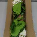 3PCS Fake Flowers Hydrangea Artificial Flowers 28" Long Stem Green Faux Flowers for Vase, Real Touch Silk Flowers Dcor for Floral Arrangement Home Farmhouse Office Hotel Decoration