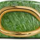 Clutch Purses for Women Formal, PU Leather/Marble Acrylic Evening Bags with Chain, Trendy Metal Handle Purses 2025