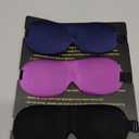 LKY DIGITAL Sleep Mask for Side Sleeper 3 Pack, Blackout 3D Eye Mask for Sleeping, Night Blindfold for Men Women