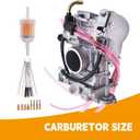 Carburetor Replacement for CRF450R 2002-2008 / CRF450X 2005-2014 / KX450F 2006-2009 / WR426F YZ426F 2001-2002 / WR450F 2003-2011