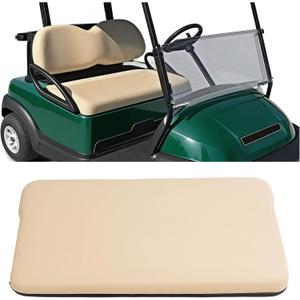 ECOTRIC Front Seat Bottom Compatible with 2004-Up Club Car Precedent Golf Carts Seat Bottom Cushion Beige