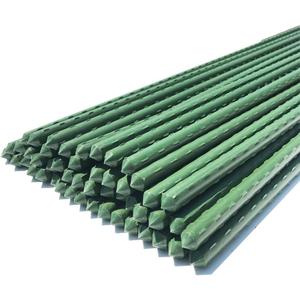 2 x WAENLIR Garden Stakes 57 inch 4.8ft Sturdy Tomato Stakes, Plant Stakes for Outdoor Plants, Plant Support Sticks for Gardening, Pack of 50