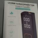 Tire Inflator Portable Air Compressor, 5X Faster Portable Air Pump for Car Tires with Powerful Battery, 180PSI Cordless Air Pump with Digital Pressure Gauge for Cars, Bike & Motorcycle Tires, Ball (Black)