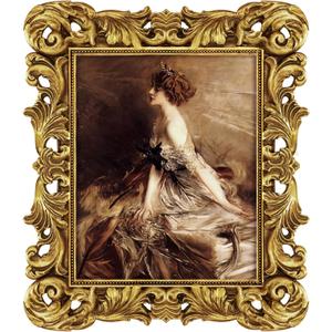 8x10 Picture Frame Gold Ornate Victorian Picture Frames Baroque Vintage Antique for Wall or Tabletop Display, Fits 8x10 or 5x7 Photo with Mat