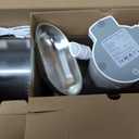 Petgravity Smart Cat Water Dispenser - Stainless Steel Water Bowl, Self-Refill Cat Water Fountain Automatic Water Dispenser for Cats & Small Dogs, 3.5L/118.4oz